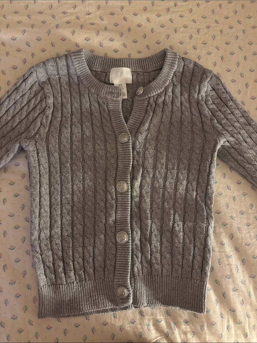 H&M Grey Cardigan Sweater